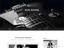 Tablet Screenshot of keirmoore.com